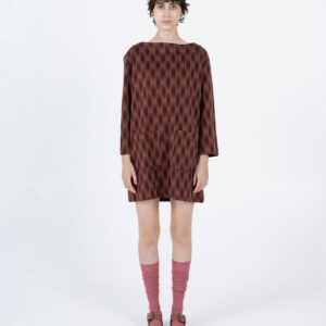 Bram Dress, Ombre Checks Jersey